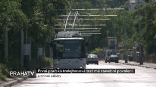 První pražská trolejbusová trať má stavební povolení