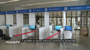 V pondělí se otevře očkovací centrum na Vyšehradě