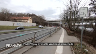 Podél Vltavy by mohla vzniknout promenáda