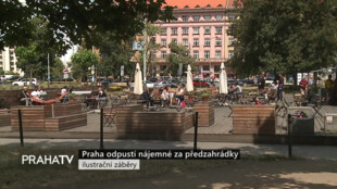 Praha odpustí nájemné za předzahrádky