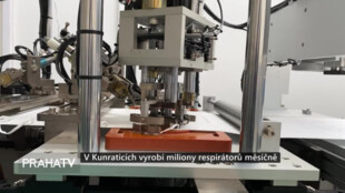 V Kunraticích vyrobí miliony respirátorů měsíčně