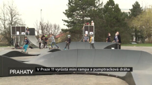 V Praze 11 vyrůstá mini rampa a pumptracková dráha