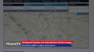 Středočeši budou mít interaktivní silniční mapu