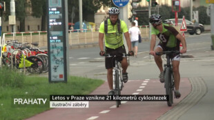 Letos v Praze vznikne 21 kilometrů cyklostezek
