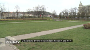 U náplavky by mohl vzniknout heliport pro VFN