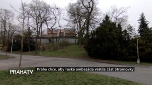 Praha chce, aby ruská ambasáda vrátila část Stromovky