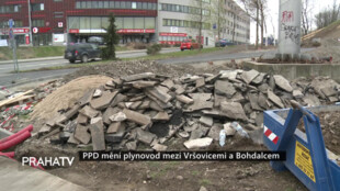 PPD mění plynovod mezi Vršovicemi a Bohdalcem