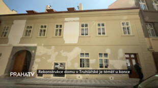 Rekonstrukce domu v Truhlářské je téměř u konce
