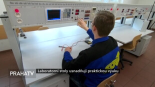 Laboratorní stoly usnadňují praktickou výuku
