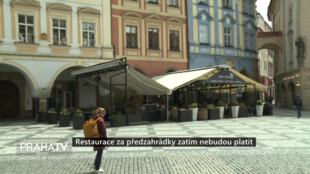 Restaurace za předzahrádky zatím nebudou platit