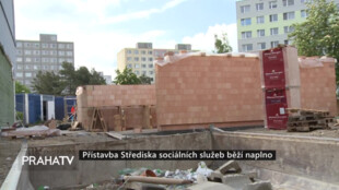 Přístavba Střediska sociálních služeb běží naplno