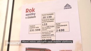Hlavní město zakoupilo nové mobilní ošetřovny