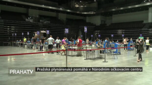 Pražská plynárenská pomáhá v Národním očkovacím centru