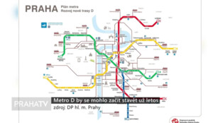 Metro D by se mohlo začít stavět už letos