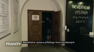 Neviditelná výstava přibližuje život nevidomých