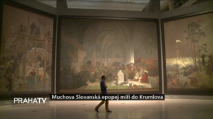 Muchova Slovanská epopej míří do Krumlova