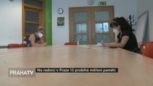 Na radnici v Praze 13 probíhá měření paměti