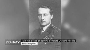 Pamětní deska připomíná generála Otakara Husáka