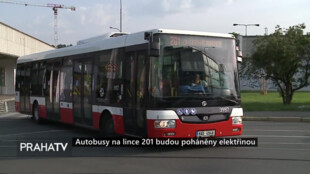 Autobusy na lince 201 budou poháněny elektřinou