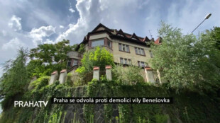 Praha se odvolá proti demolici vily Benešovka