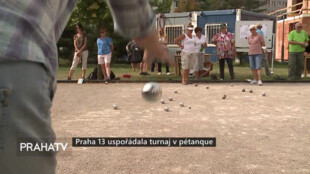 Praha 13 uspořádala turnaj v pétanque