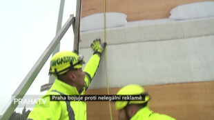 Praha bojuje proti nelegální reklamě
