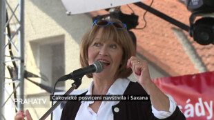 Čakovické posvícení navštívila i Saxana