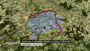 Dostavba Pražského okruhu je zase o něco blíž