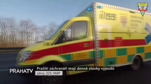 Pražští záchranáři mají denně stovky výjezdů