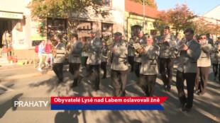 Obyvatelé Lysé nad Labem oslavovali žně