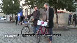 S Lítačkou se na sdíleném kole svezete zdarma
