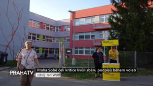 Praha Sobě čelí kritice kvůli sběru podpisů během voleb