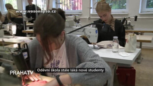 Oděvní škola stále láká nové studenty
