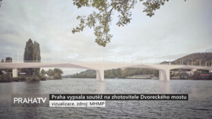 Praha vypsala soutěž na zhotovitele Dvoreckého mostu