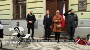 Pamětní deska připomíná generála Karla Janouška