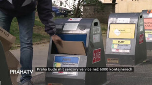 Praha bude mít senzory ve více než 6000 kontejnerech
