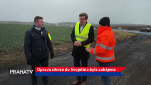 Oprava silnice do Svojetína byla zahájena