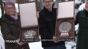 Zoo předala svým podporovatelům ocenění Richard