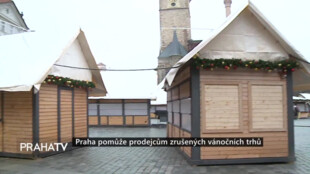 Praha pomůže prodejcům zrušených vánočních trhů