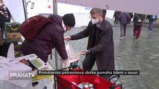 Primátorská potravinová sbírka pomáhá lidem v nouzi