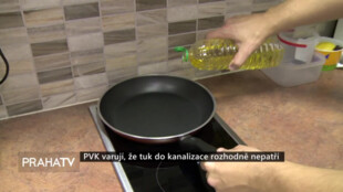 PVK varují, že tuk do kanalizace rozhodně nepatří