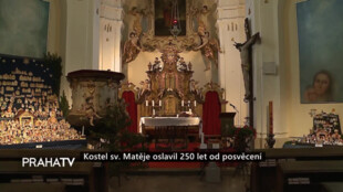 Kostel sv. Matěje oslavil 250 let od posvěcení