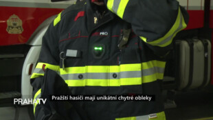 Pražští hasiči mají unikátní chytré obleky