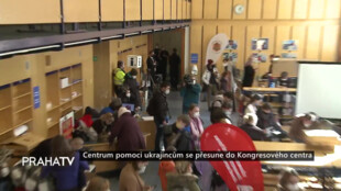 Centrum pomoci Ukrajincům se přesune do Kongresového centra