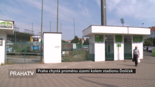 Praha chystá proměnu území kolem stadionu Ďolíček