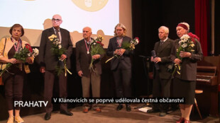 V Klánovicích se poprvé udělovala čestná občanství
