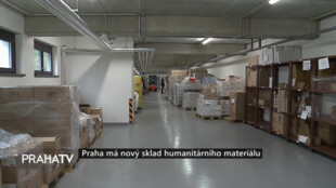 Praha má nový sklad humanitárního materiálu