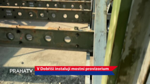 V Dobříši instalují mostní provizorium