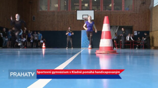 Sportovní gymnázium v Kladně pomáhá handicapovaným