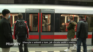 Hlasujte v anketě o tom, jak chcete sedět v metru